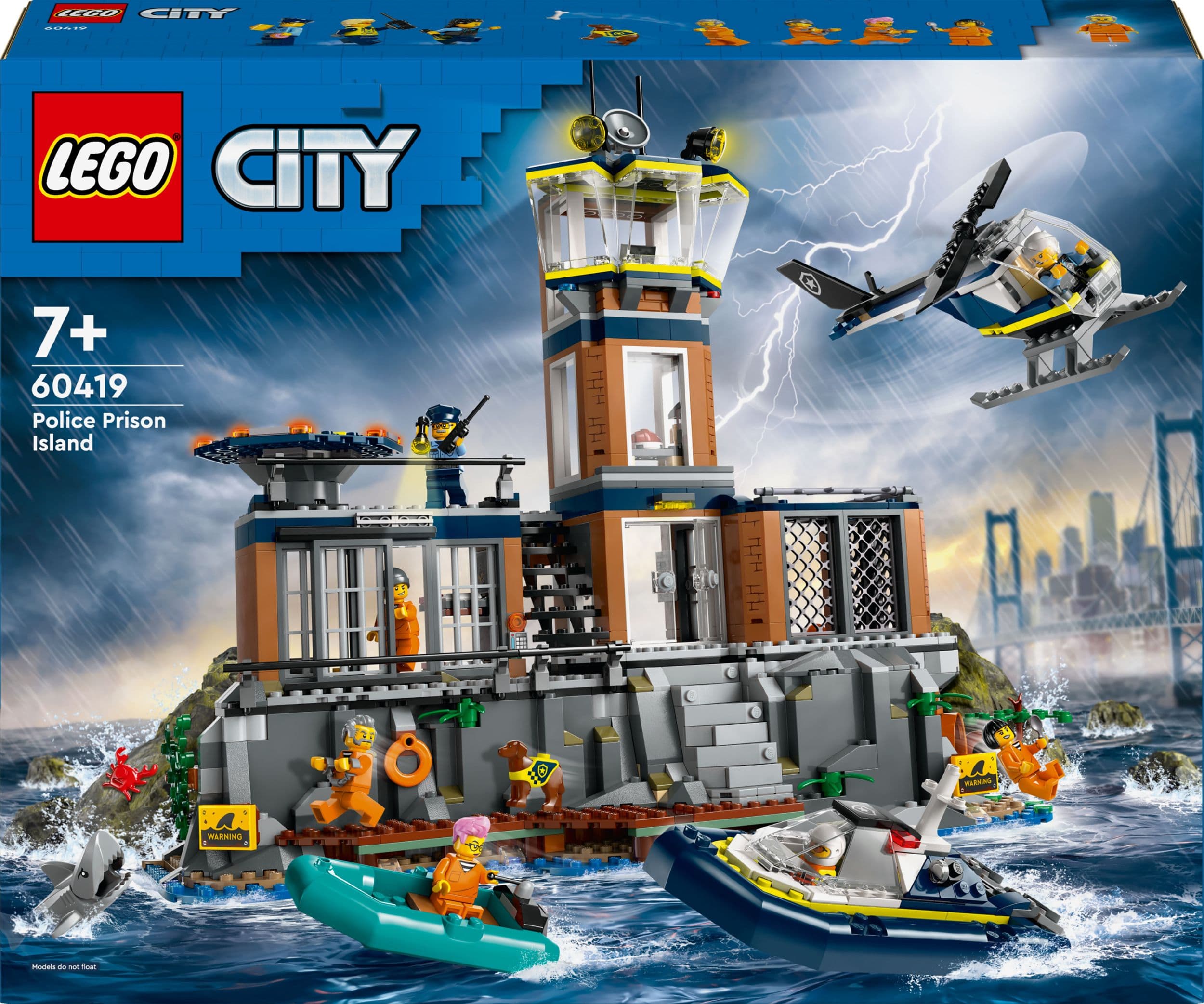 LEGO® City 60419 Policie a vězení na ostrově