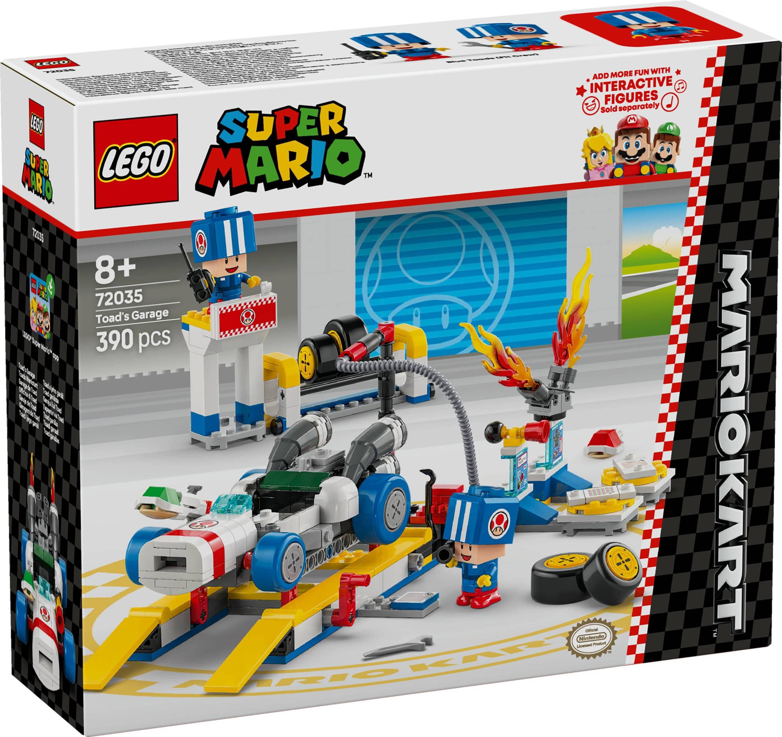 LEGO® Super Mario 72035 Mario Kart – Toad a jeho garáž