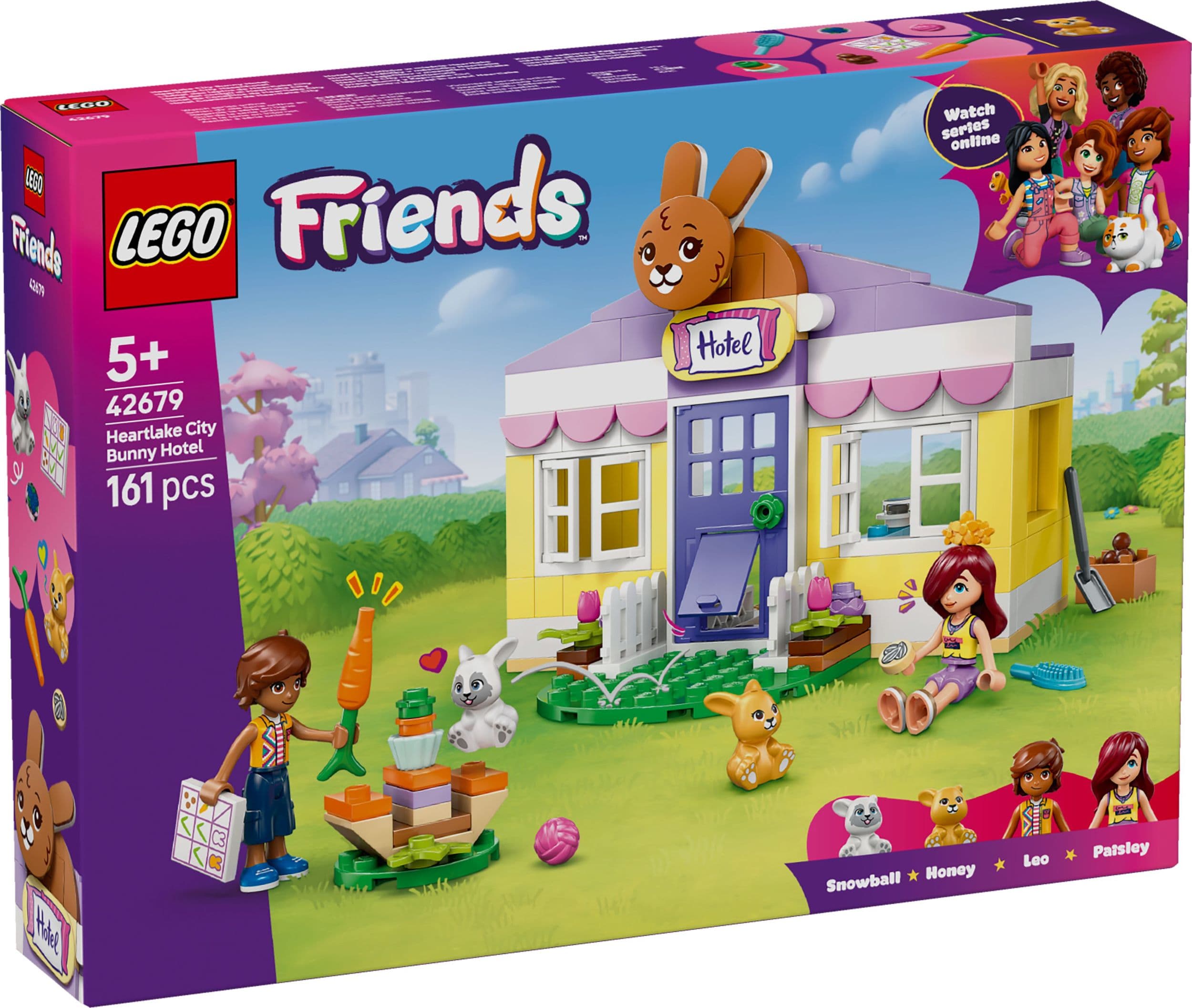 LEGO® Friends 42679 Hotel pro králíčky v městečku Heartlake