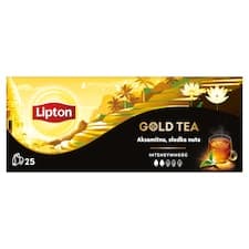 Lipton Gold černý čaj aromatizovaný 25 sáčků 37,5g