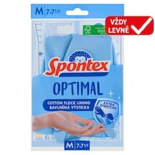 Spontex Optimal rukavice M 7-7½ 1 pár