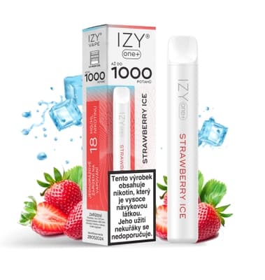 IZY VAPE ONE+ TX Strawberry Ice 18 WHI
