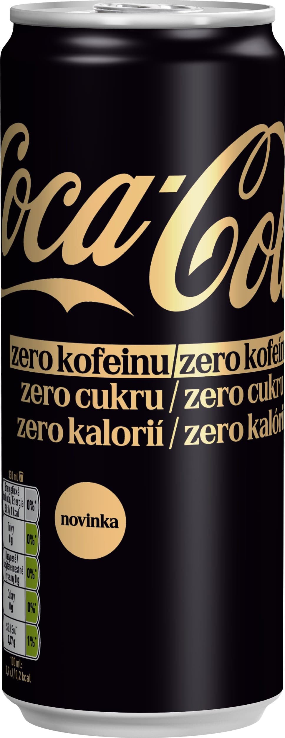 Coca-Cola Zero Zero (bez kofeinu) 0,33l
