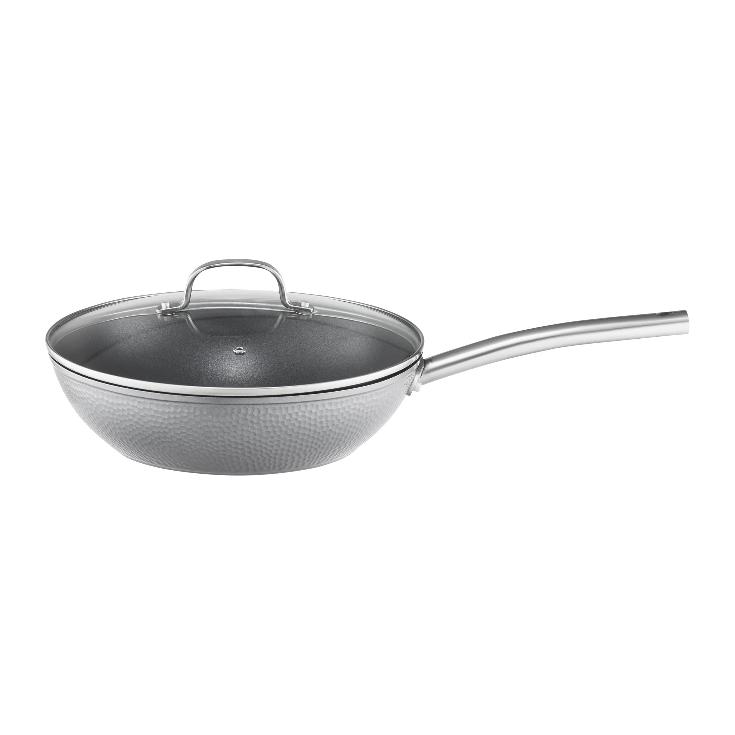 AMBITION Pánev Wok Bubble s poklicí 28 cm
