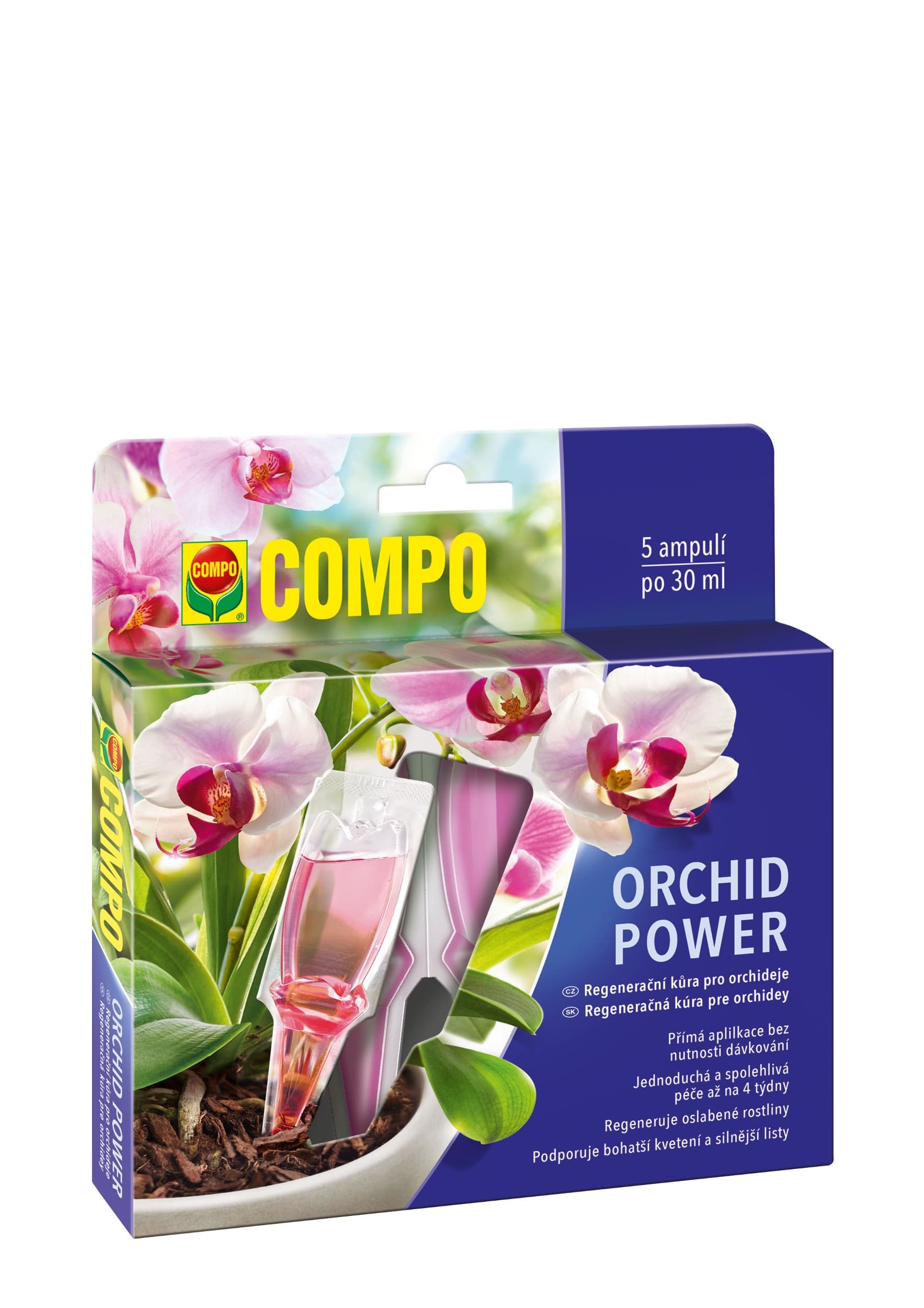 COMPO Regenerační kůra pro orchideje ORCHID POWER 5 x 30 ml