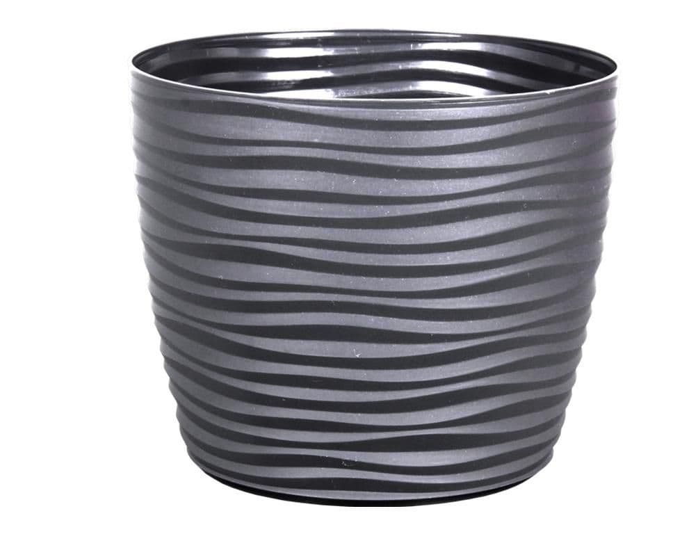 Obal na květník SAHARA PETIT plastový matný d17x14cm