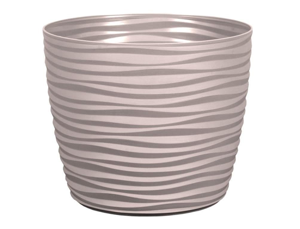Obal na květník SAHARA PETIT plastový matný d15x12cm