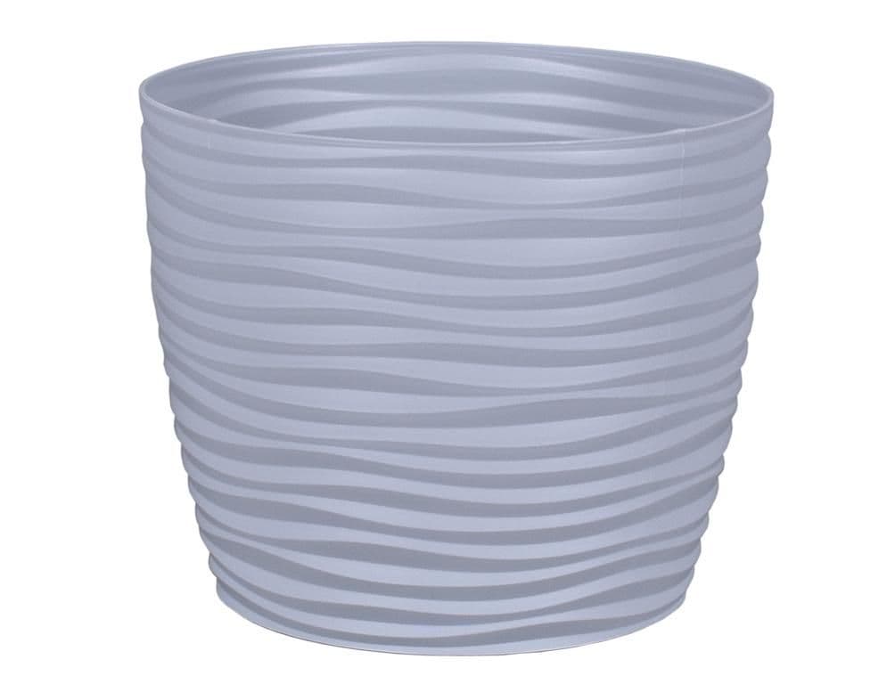 Obal na květník SAHARA PETIT plastový matný d17x14cm