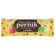 Druid D.line Tradiční medový perník s ovocnou náplní a tmavou polevou jahoda 60g