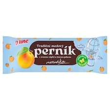 Druid D.line Tradiční medový perník s ovocnou náplní a tmavou polevou meruňka 60g