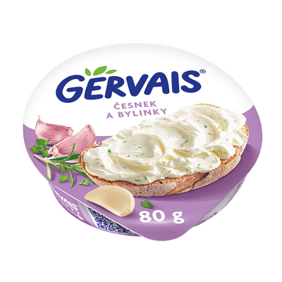 Gervais Čerstvý tvarohový sýr s česnekem a bylinkami