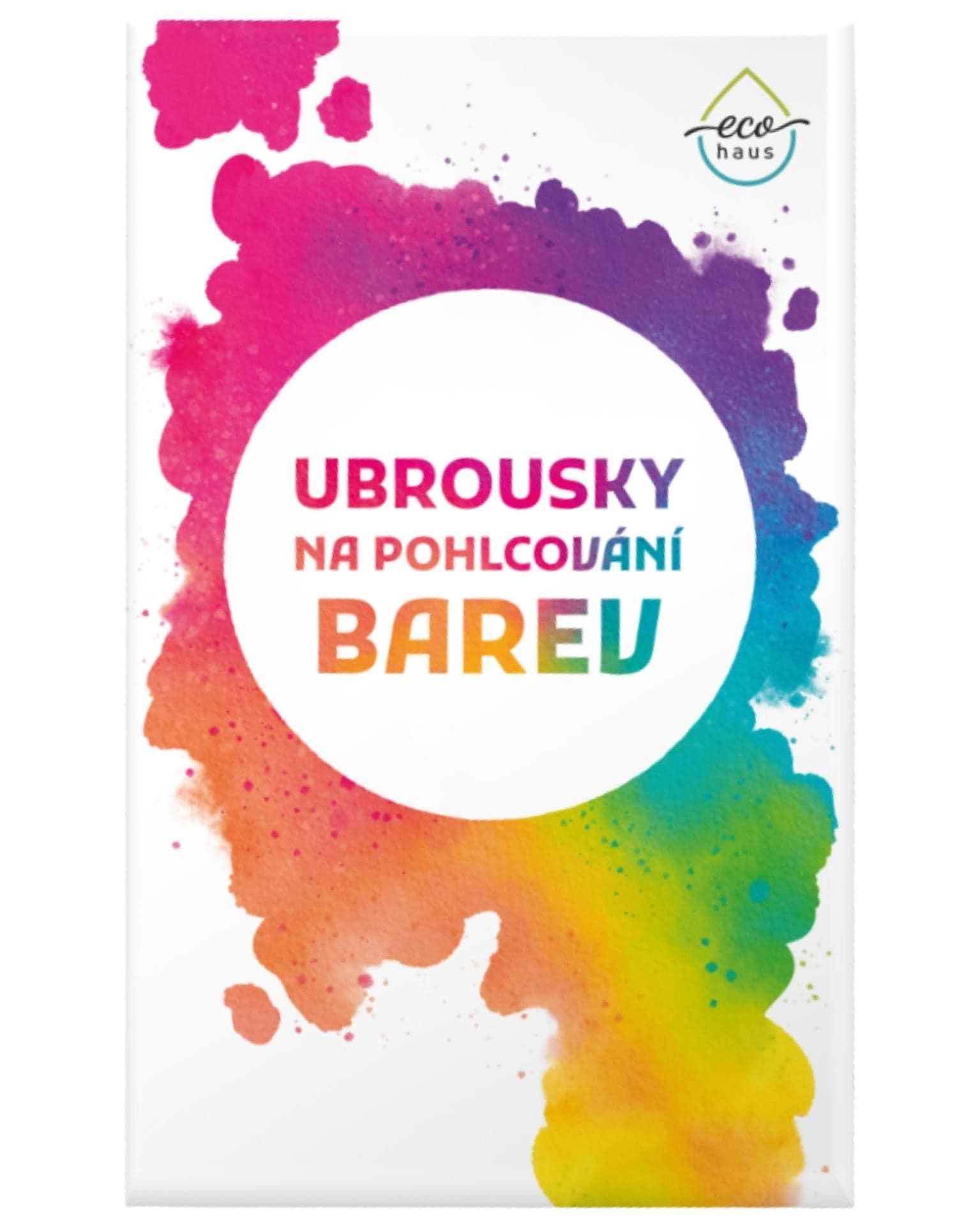 EcoHaus Ubrousky na pohlcování barev