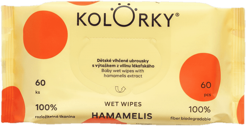 Kolorky EKO Wet Wipes Hamamelis dětské vlhčené ubrousky