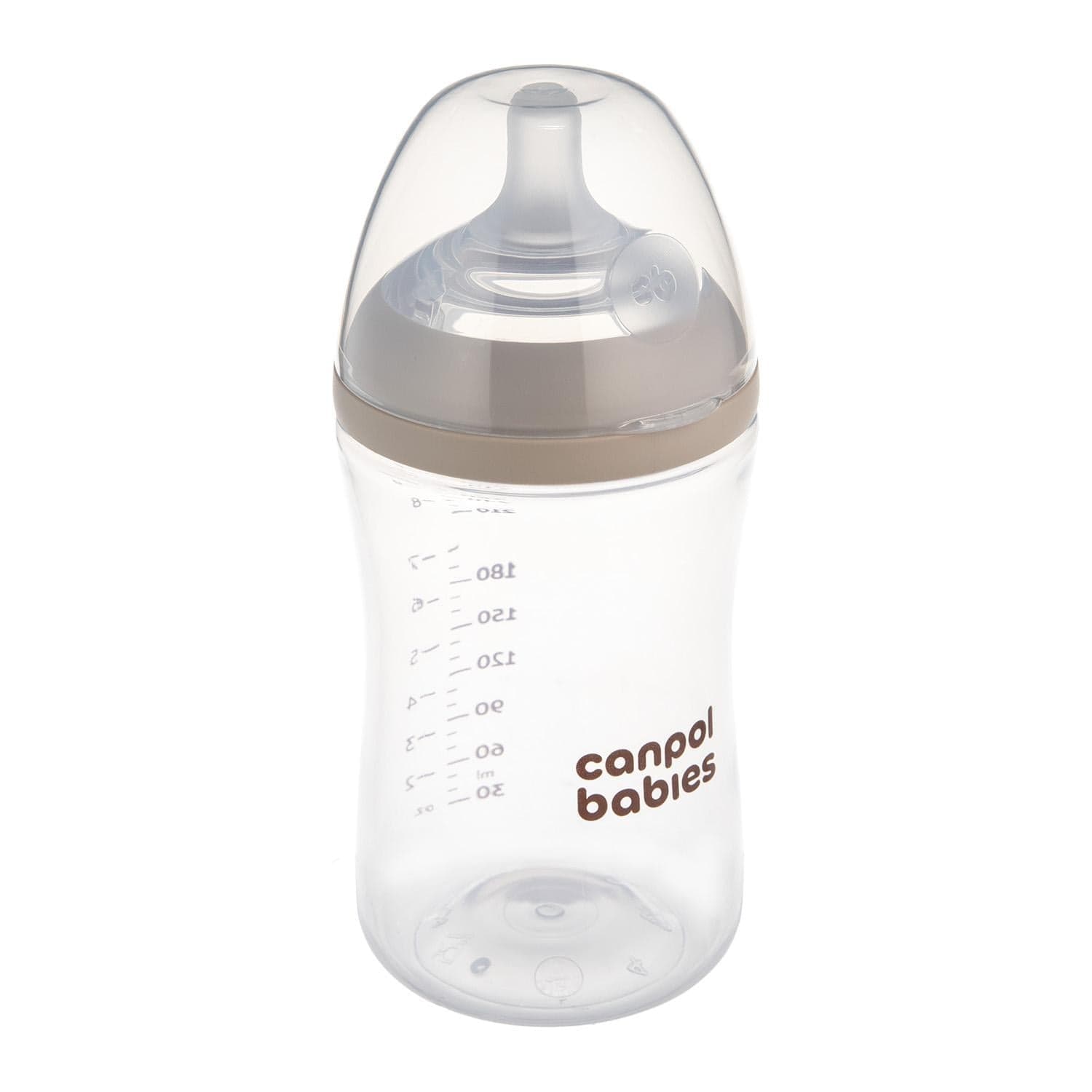 Canpol babies Natural Shape antikoliková lahev s dvouzónovou savičkou 260 ml