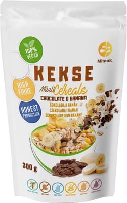 Kekse Cereálie Čokoláda a banán bez lepku