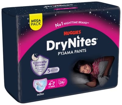 Huggies DryNites MEGA 17-30 kg Girl M