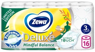 Zewa Deluxe Mindful Balance toaletní papír, 3vrstvý, 16 rolí
