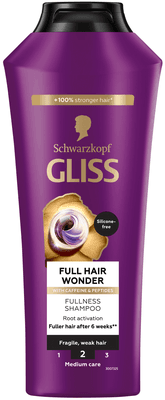 Gliss Full Hair Wonder Šampon pro křehké a slabé vlasy