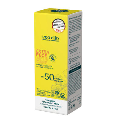 eco elio Opalovací krém Extra péče OF 50