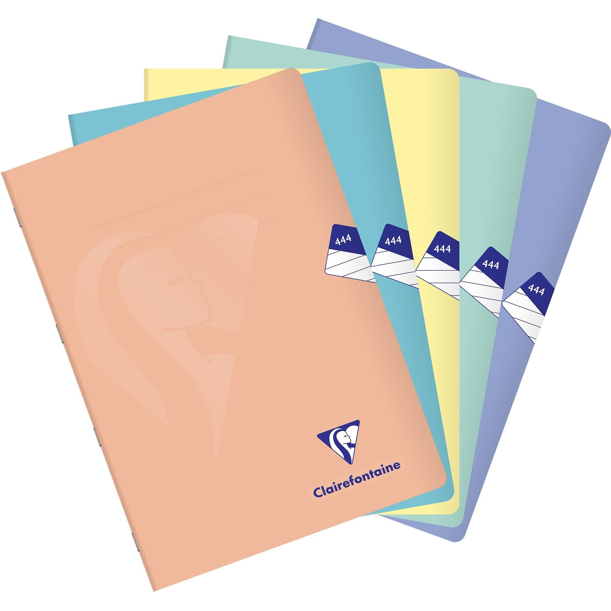 Clairefontaine Školní sešit Mimesys PASTEL PP A4 "444" L 40 listů, 1 ks , různé barvy