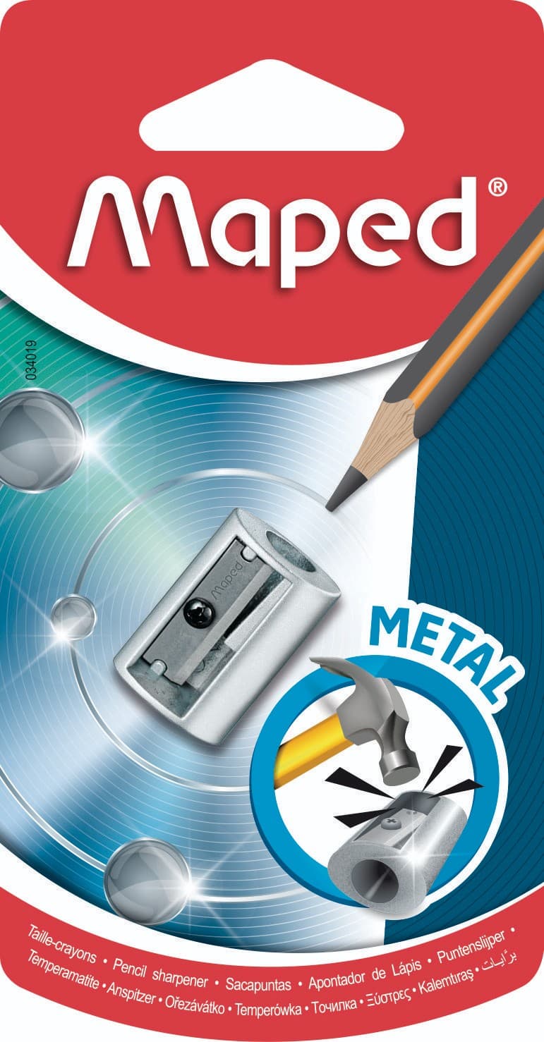 Ořezávátko Maped Metal Satellite - 1 otvor, blistr