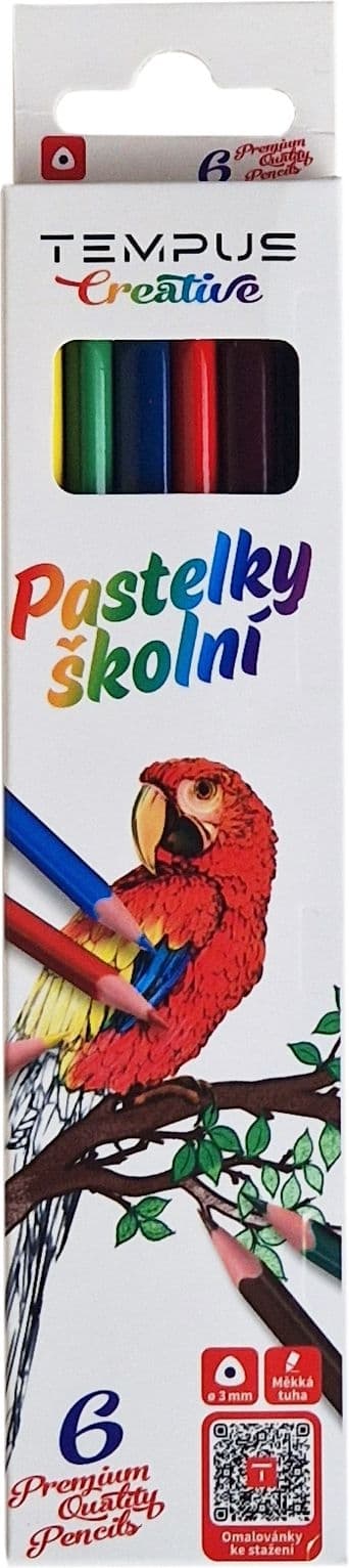 Tempus Pastelky trojhranné 6 ks