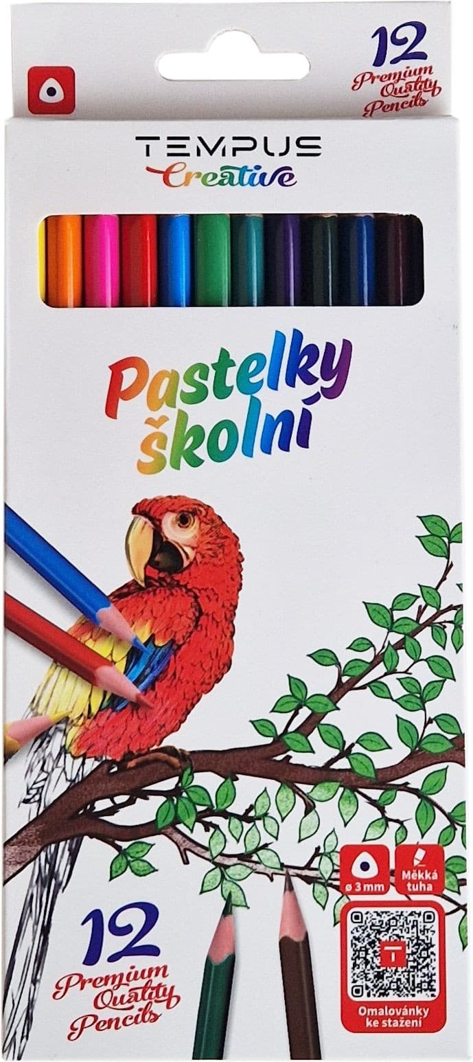 Tempus Pastelky trojhranné 12 ks