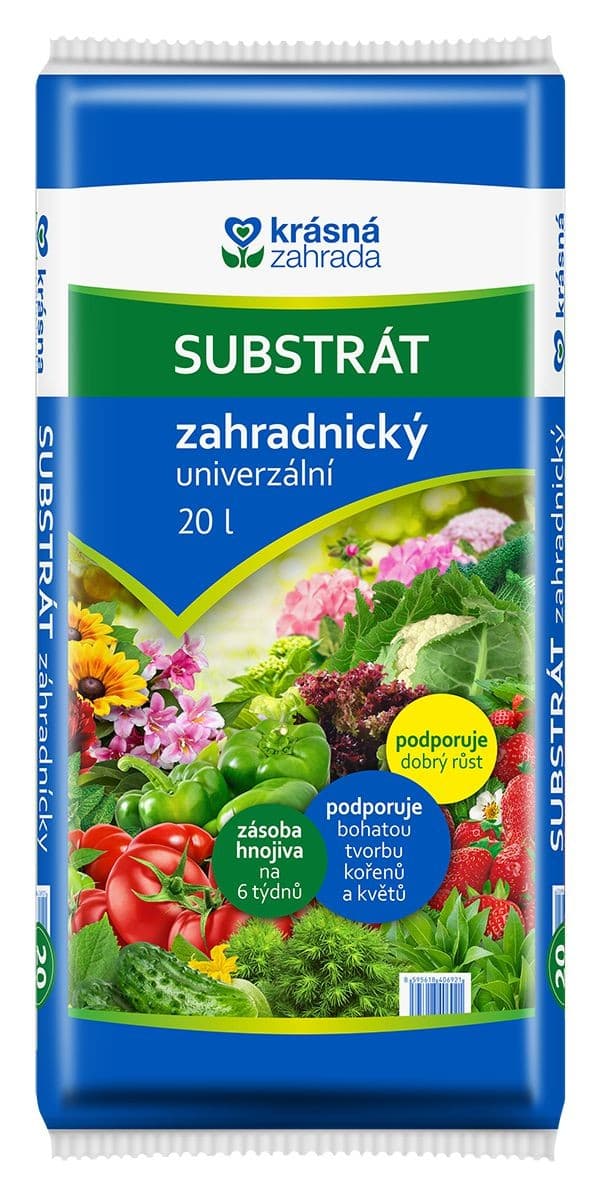 Zahradnický substrát Krásná zahrada 20 l