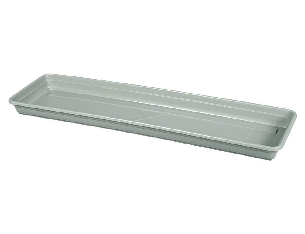 Podmiska pod truhlík LOBELIA MODERN plastová matná, sv. zelená 40cm