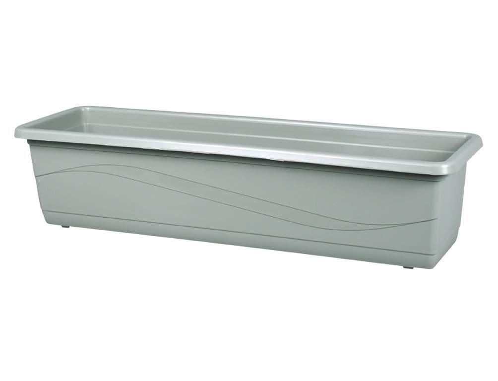 Truhlík LOBELIA MODERN plastový matný, sv.zelený 40cm
