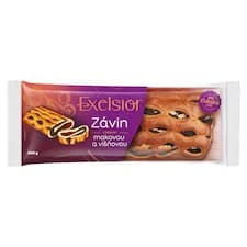 Odkolek Exelsior závin s náplní makovou a višňovou 400g