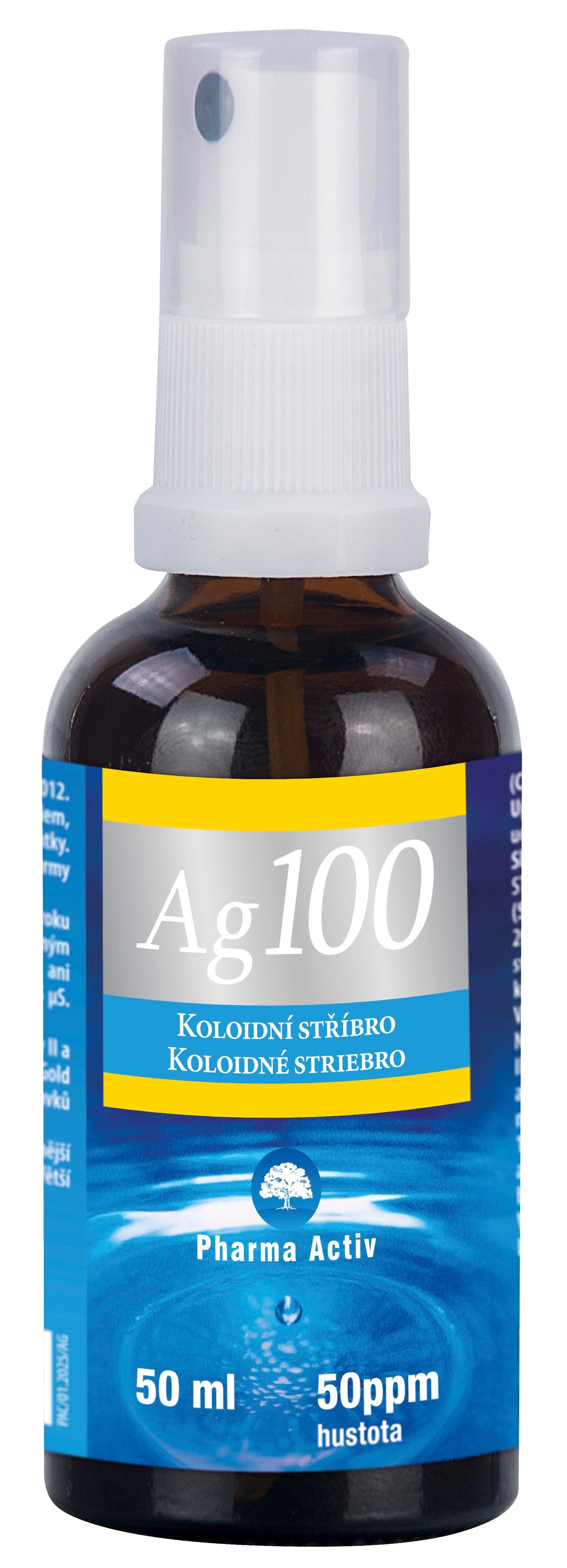 Koloidní stříbro Ag100 50ppm spray 50ml