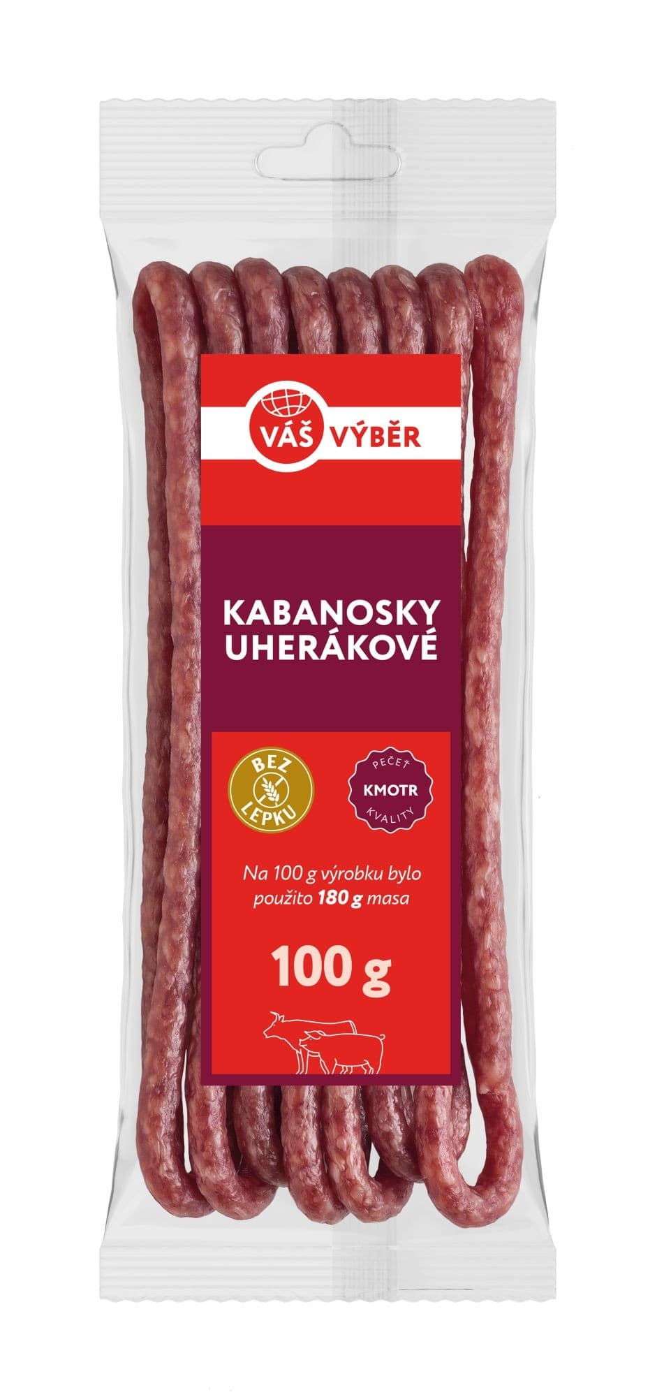 Váš Výběr Kabanosky uherákové 100g