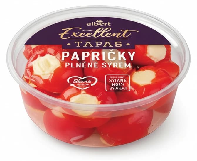 Papričky plněné sýrem