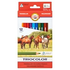 KOH-­I-­NOOR Trojhranné pastelky TR9 12 ks
