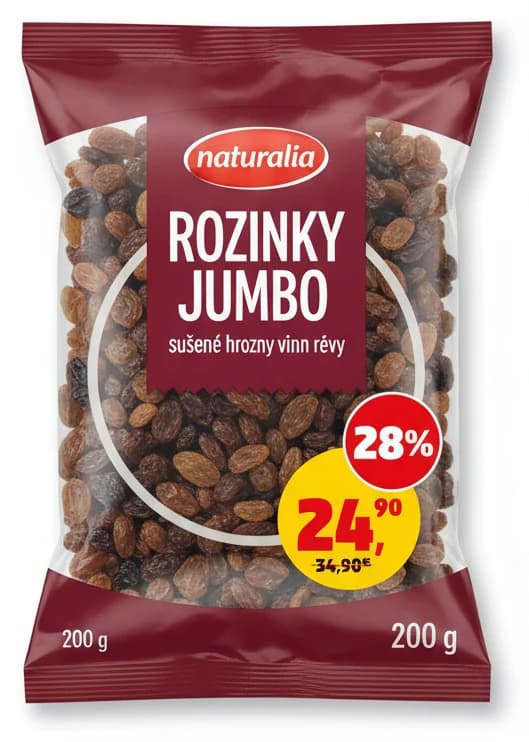 Rozinky Jumbo Naturalia