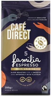 Cafédirect Familia Espresso SCA 82 zrnková káva