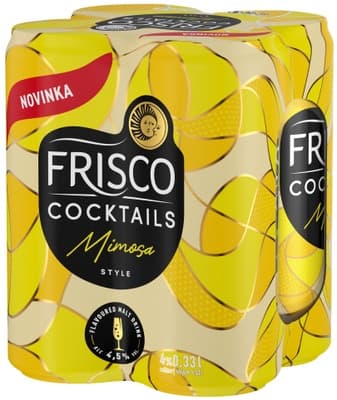 Frisco Coctails Mimosa, 4x330ml