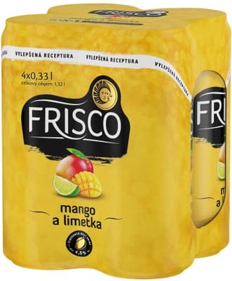 Frisco Mango a limetka, 4x330ml