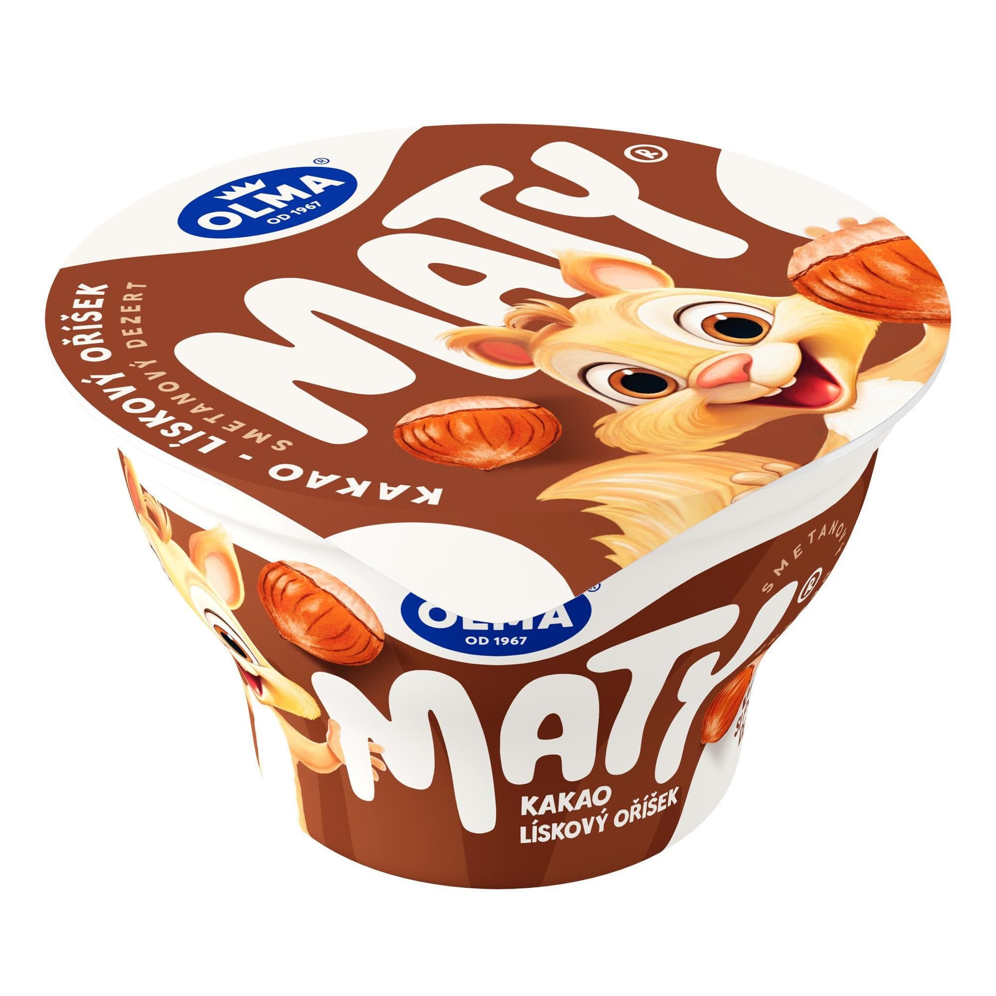 Olmíci Maty smetanový s oříšky 150g