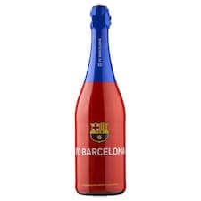 FC Barcelona Nealkoholický sycený nápoj s jablečnou šťávou a s jahodovou příchutí 750ml