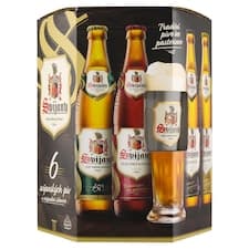 Svijany Svijanské pivo 6 x 500ml + originální sklenice