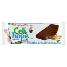 Celihope Oplatka s arašídovou krémovou náplní máčená v kakaové polevě 35g