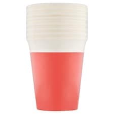 Decorata Party Červené papírové poháry 200 ml 8 ks