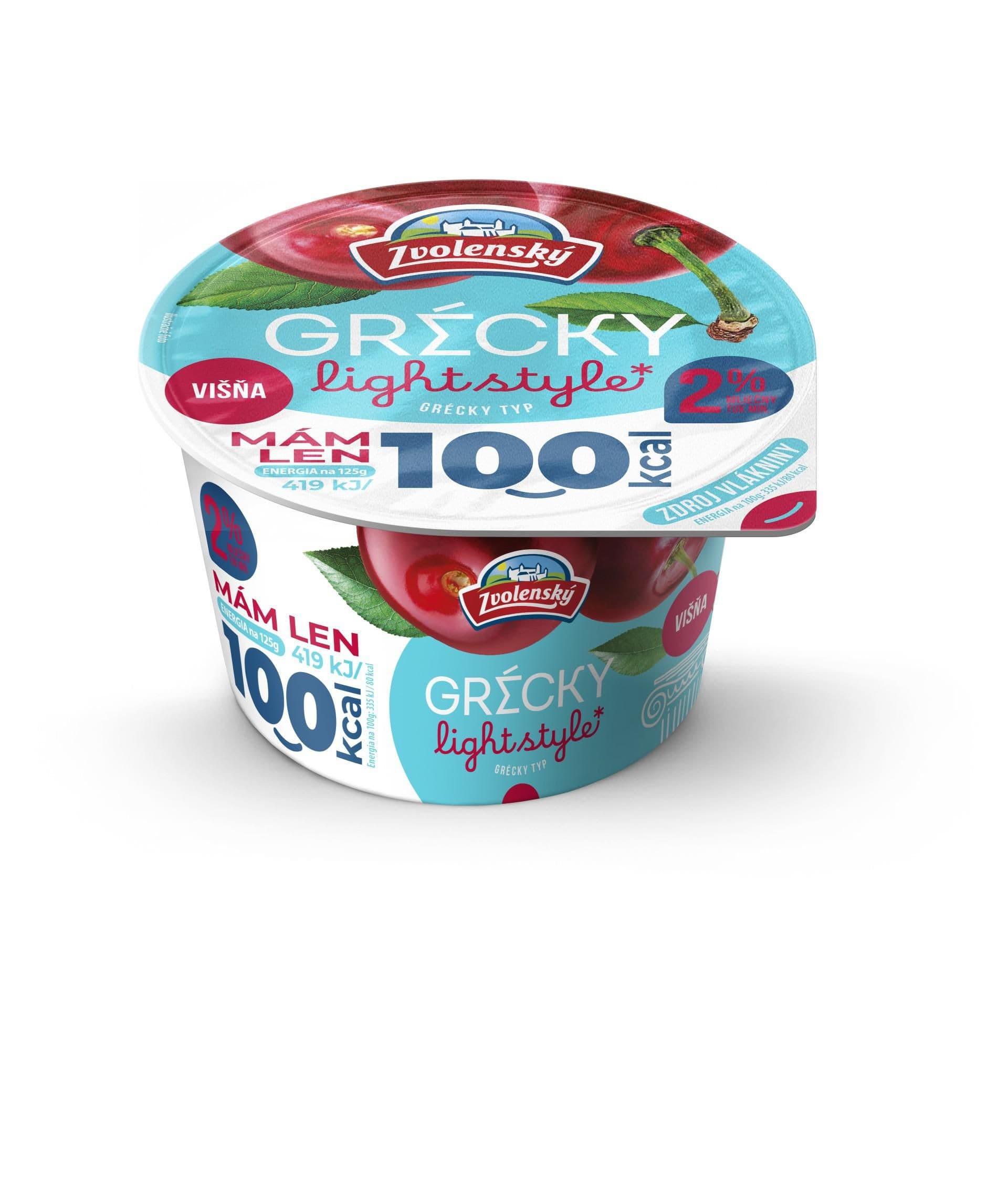 Zvolensky Řecký jogurt 2% višeň 125g