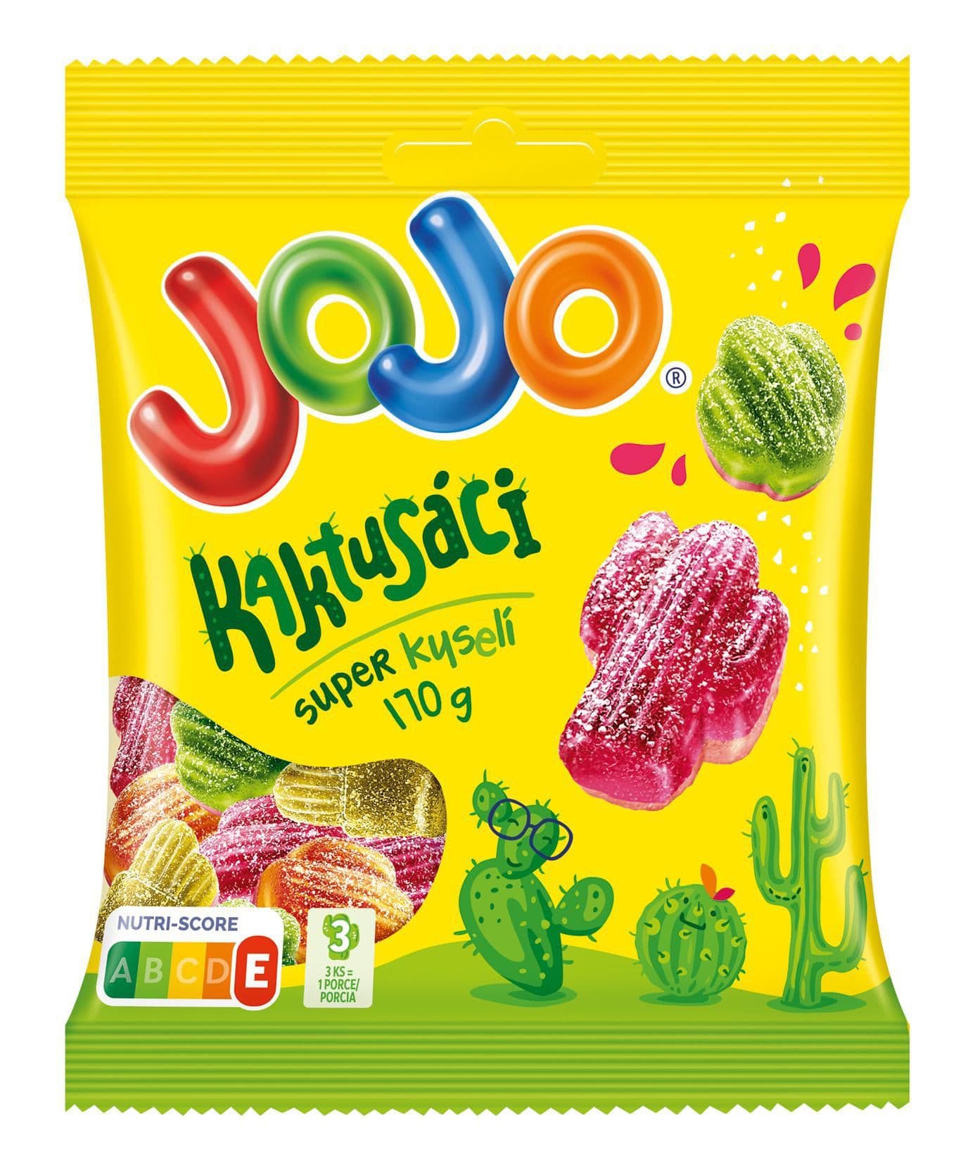 JOJO Super kyselí Kaktusáci 170g