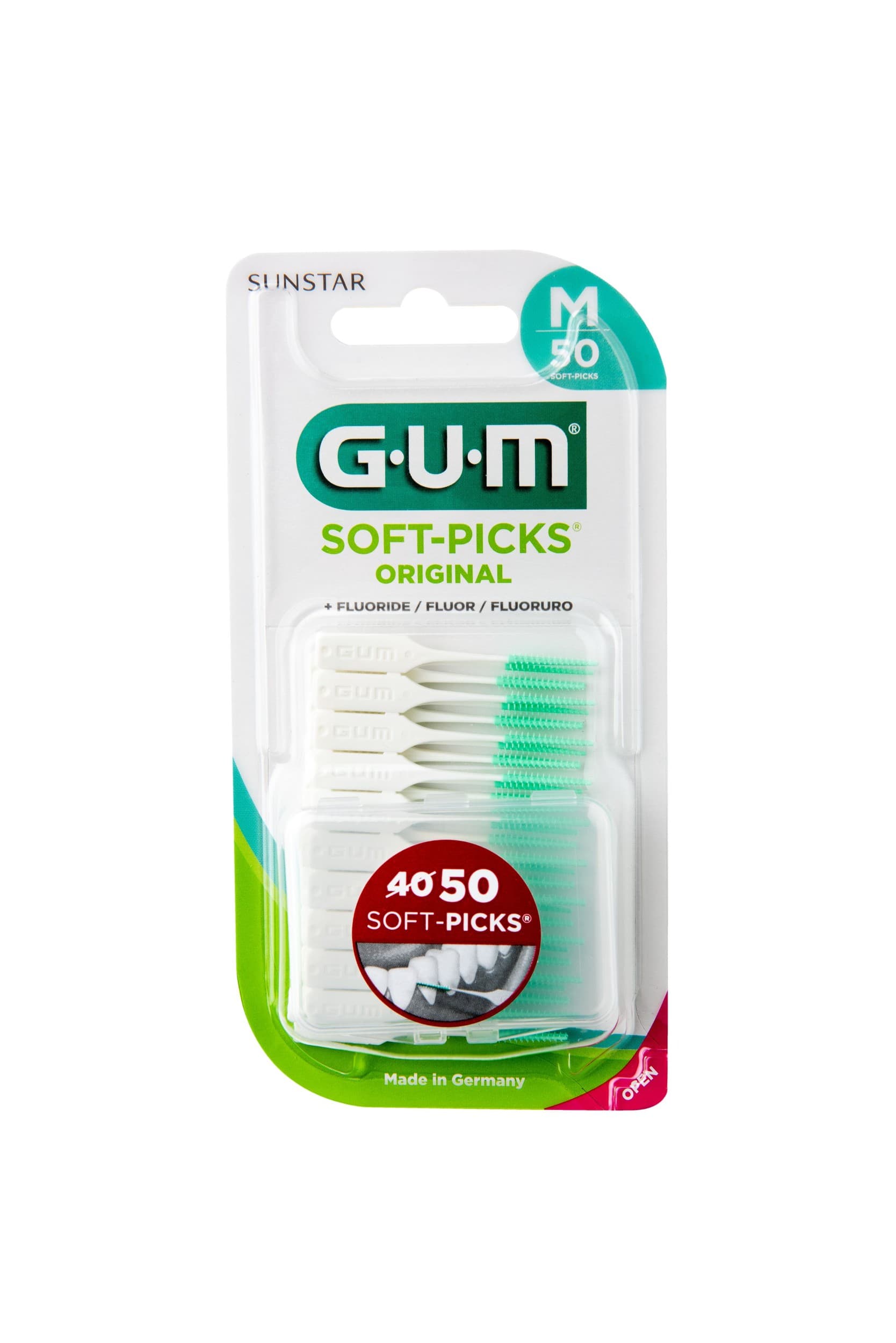 Gum Soft-Picks Original Regular masážní mezizubní kartáčky 40 ks