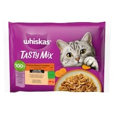 Whiskas Tasty Mix Venkovské menu ve šťávě 4 x 85g (340g)