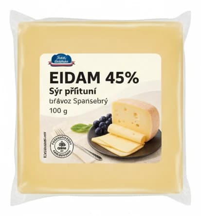 EIDAM 45% Sýr přírodní polotvrdý