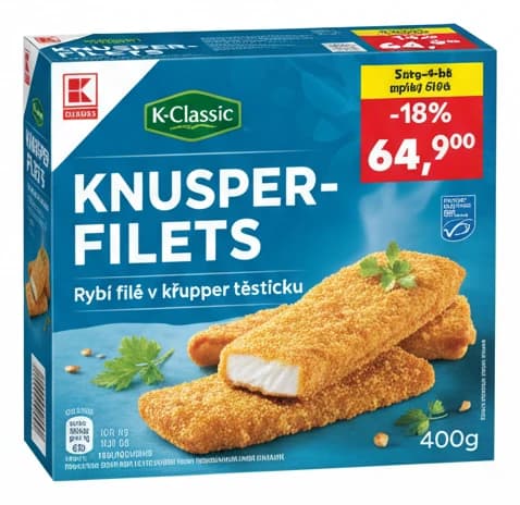 Rybí filé v křupavém těstíčku